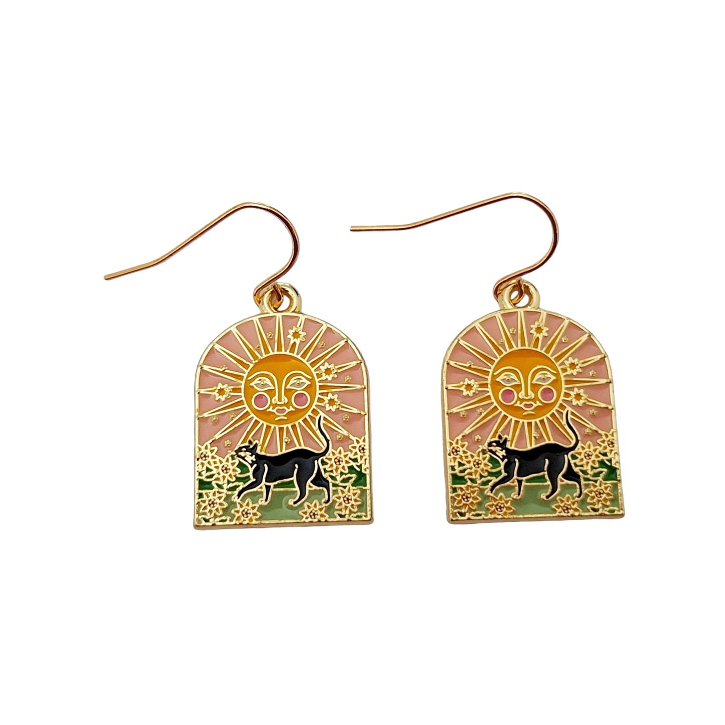 Dangly Cat Earrings - Premium  from Uniquely Holt - Just £4.99! Shop now at Uniquely Holt