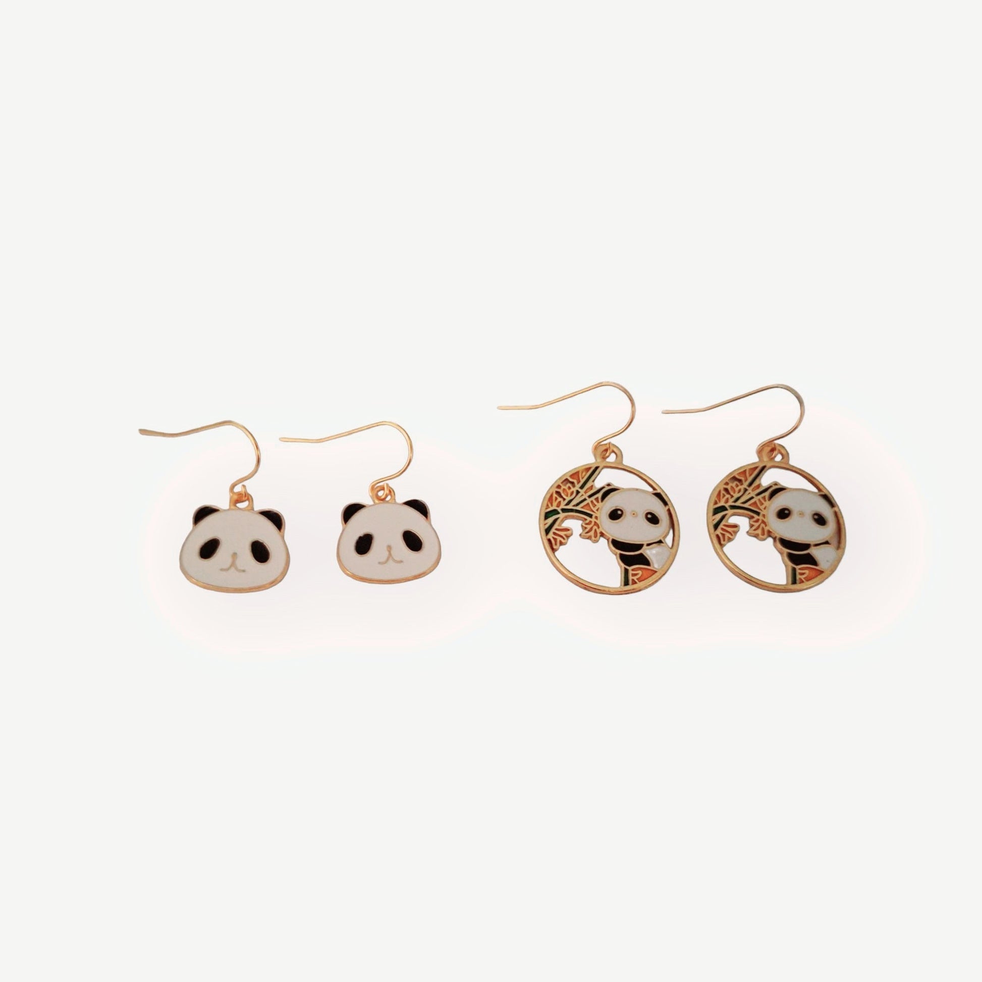 Panda Bear Dangly Earrings - Premium  from Uniquely Holt - Just £4.99! Shop now at Uniquely Holt