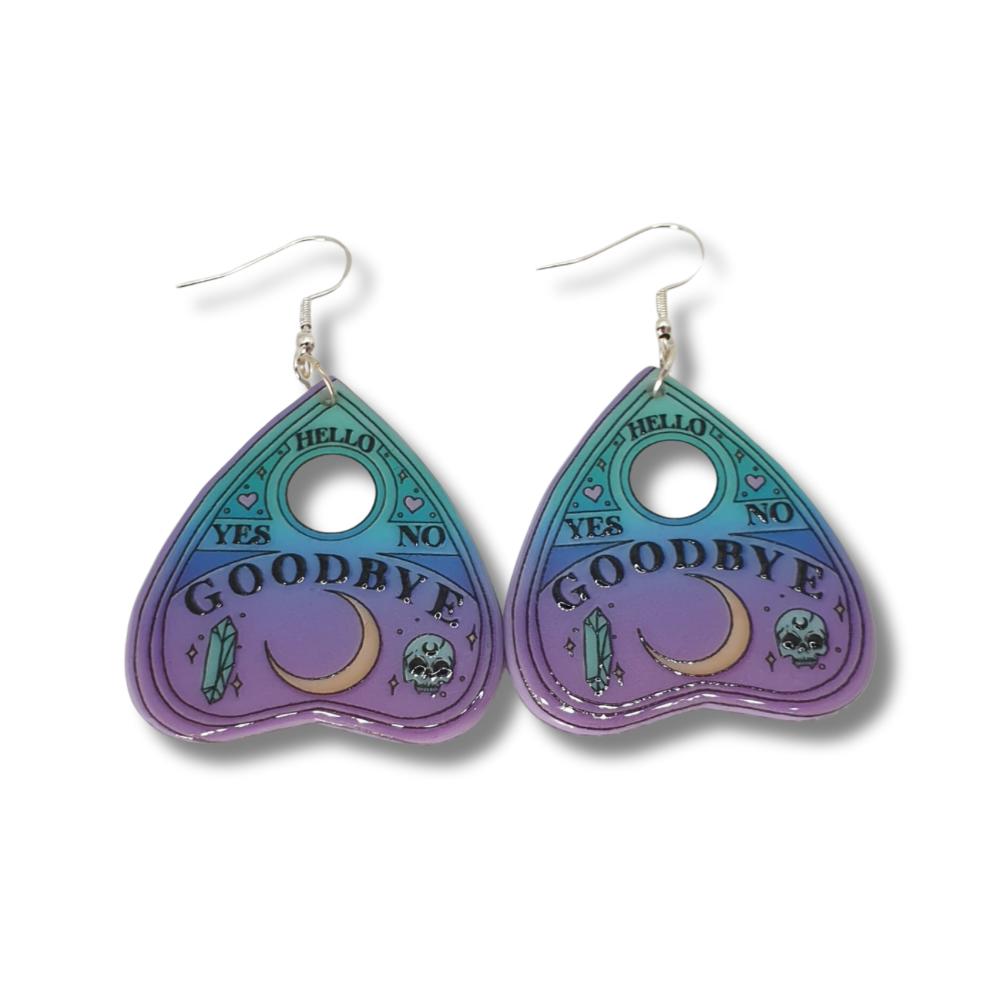 Large Ouija Dangly Earrings - Premium  from Uniquely Holt - Just £4.99! Shop now at Uniquely Holt