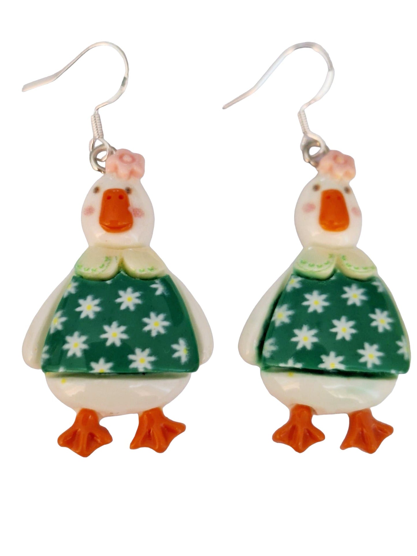 Novelty Goose Dangly Earrings - Premium  from Uniquely Holt - Just £4.99! Shop now at Uniquely Holt