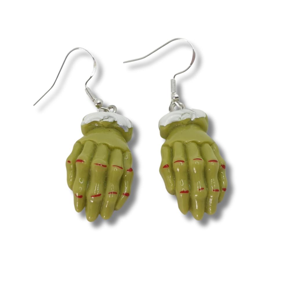 Monster Hands Dangly Earrings - Premium  from Uniquely Holt - Just £4.99! Shop now at Uniquely Holt
