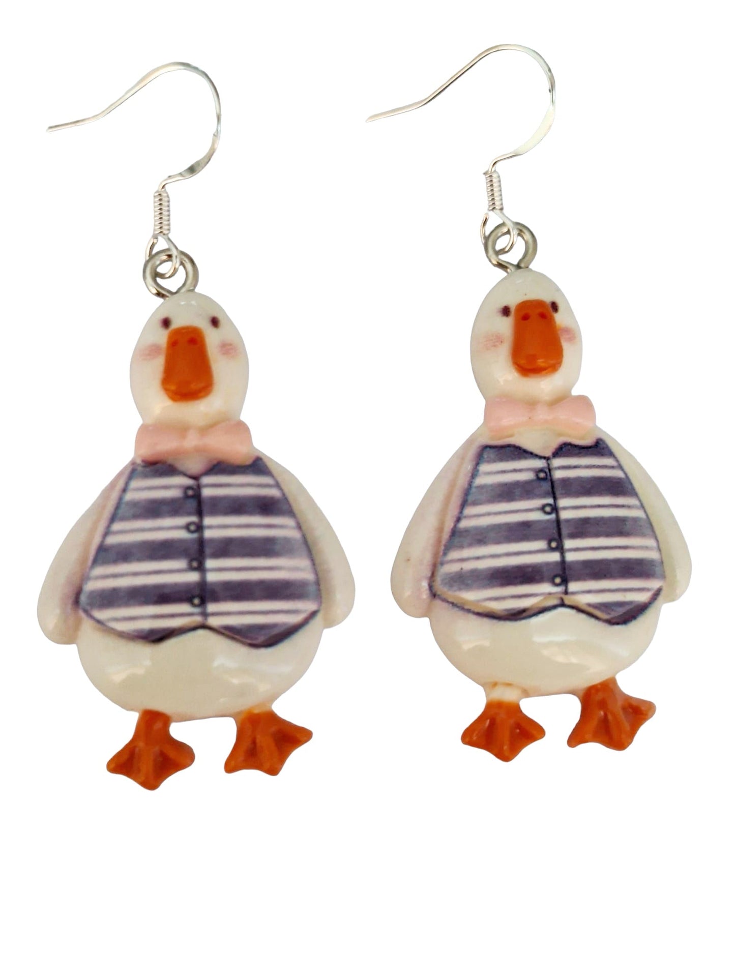 Novelty Goose Dangly Earrings - Premium  from Uniquely Holt - Just £4.99! Shop now at Uniquely Holt