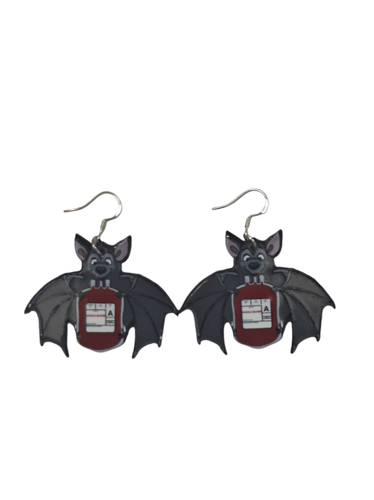 Bat Earrings - Premium  from Uniquely Holt - Just £4.99! Shop now at Uniquely Holt