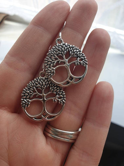 Tree Of Life Dangly Charm Earrings In Gift Bag - Premium  from Etsy - Just £4.99! Shop now at Uniquely Holt
