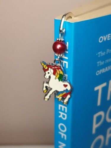 Unicorn charm bookmark with gift bag - Premium  from Etsy - Just £4.99! Shop now at Uniquely Holt
