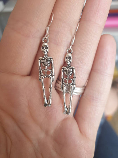 Skeleton Dangly Charm Earrings In Gift Bag, Halloween Jewellery - Premium  from Etsy - Just £4.99! Shop now at Uniquely Holt