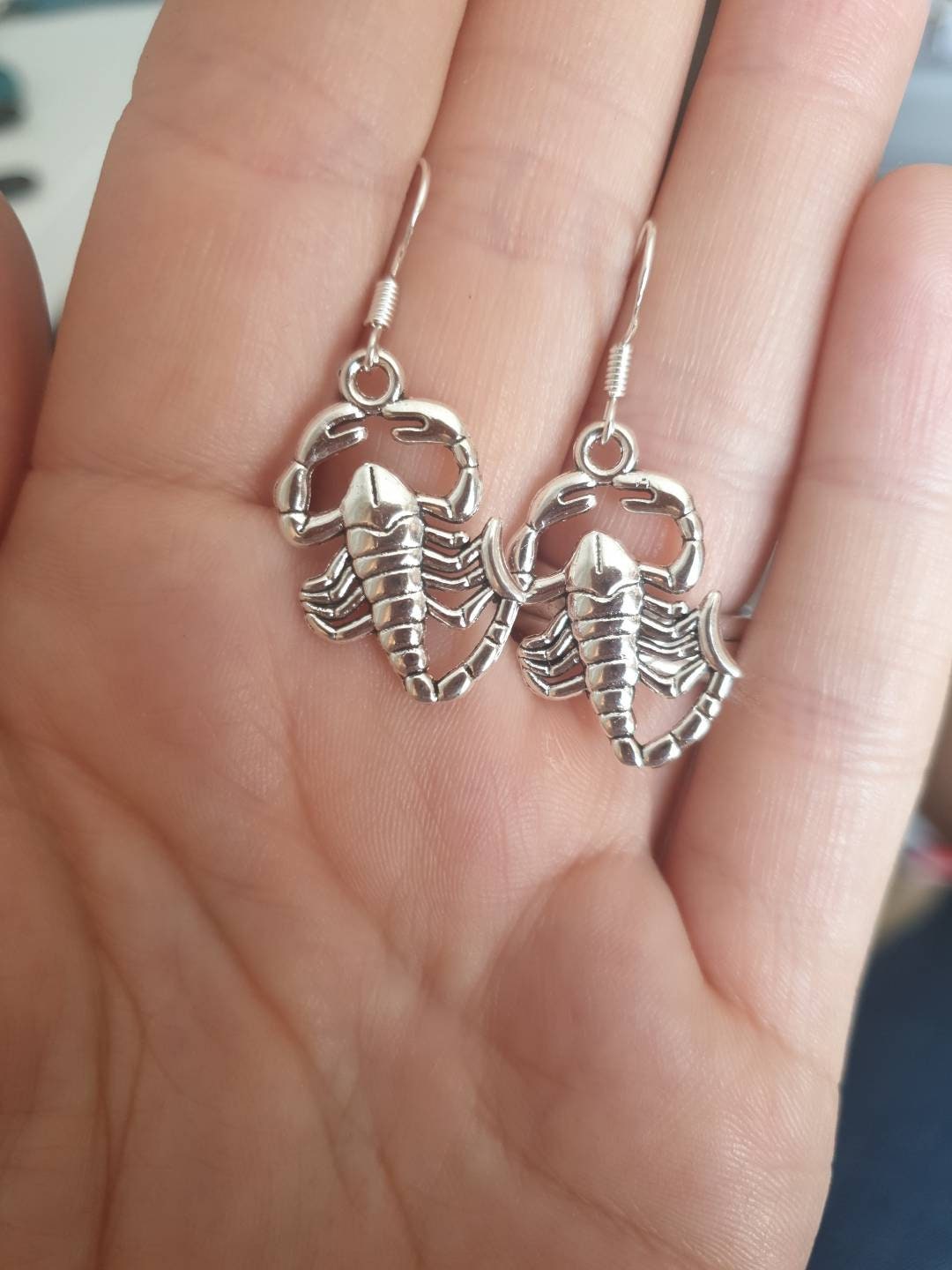 Handmade Lobster Scorpion Dangly Charm Earrings In Gift Bag, Zodiac Symbol, Ocean Lover, Quirky Gifts - Premium  from Etsy - Just £4.99! Shop now at Uniquely Holt