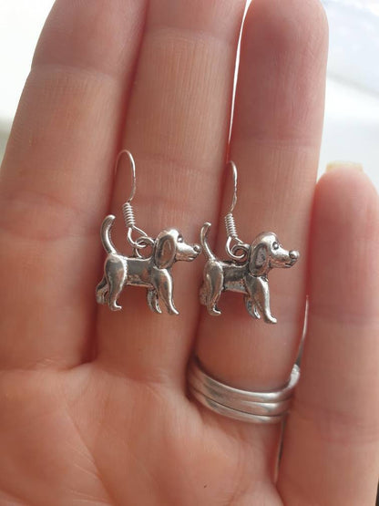 Dog Dangly Charm Earrings In Gift Bag, Dog Lover, Gifts For Her - Premium  from Etsy - Just £4.99! Shop now at Uniquely Holt