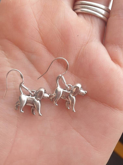 Dog Dangly Charm Earrings In Gift Bag, Dog Lover, Gifts For Her - Premium  from Etsy - Just £4.99! Shop now at Uniquely Holt