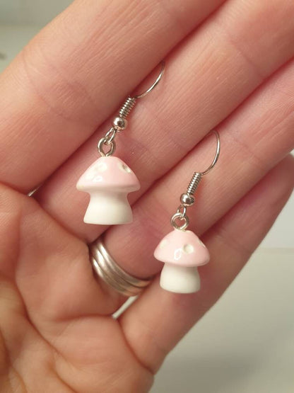 Mushroom Dangly Charm Earrings In Gift Bag, Novelty Earrings, Fun Jewellery, Gifts For Her - Premium  from Etsy - Just £4.99! Shop now at Uniquely Holt