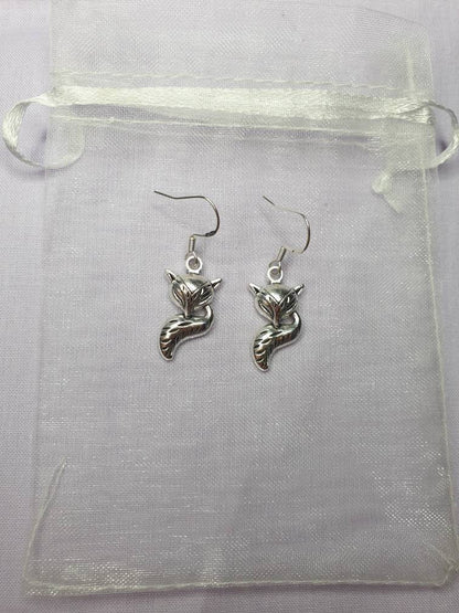 Fox Charm Dangly, Charm Earrings In Gift Bag, Stocking Filler, For Her - Premium  from Etsy - Just £4.99! Shop now at Uniquely Holt