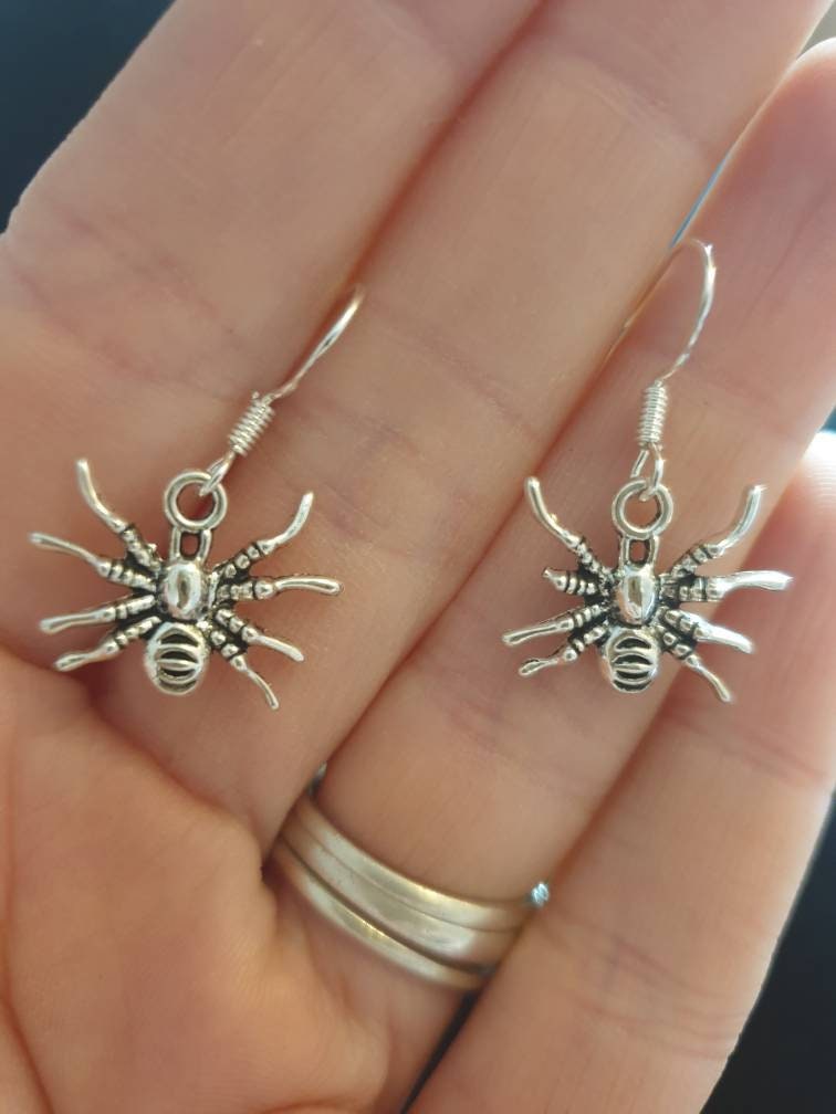 Spider Dangly, Charm Earrings In Gift Bag Perfect For Halloween - Premium  from Etsy - Just £4.99! Shop now at Uniquely Holt