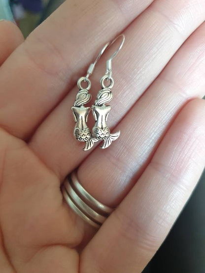 Mermaid Dangly Charm Earrings In Gift Bag, Mermaid Lover, Gifts For Her - Premium  from Etsy - Just £4.99! Shop now at Uniquely Holt