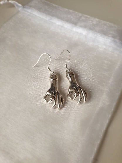 Hand Charm Earrings, Gifts For Her, Fun Jewellery - Premium  from Etsy - Just £4.99! Shop now at Uniquely Holt
