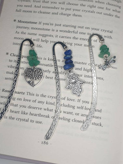 Gemstone Charm Bookmark In Gift Bag, Reader Gift, Book Lover - Premium  from Etsy - Just £4.99! Shop now at Uniquely Holt