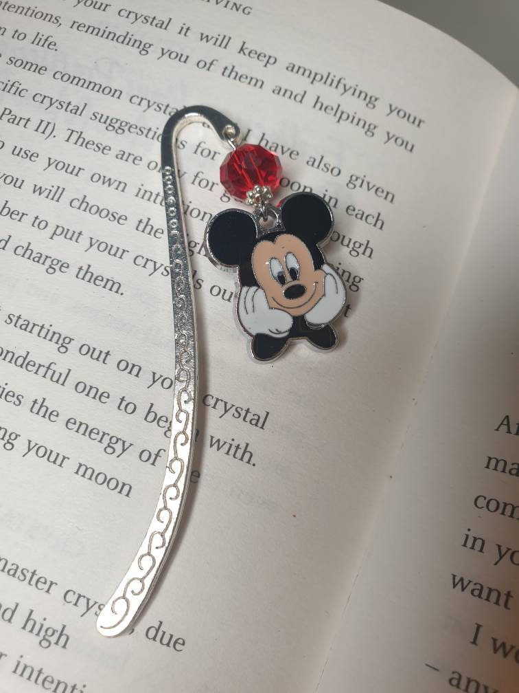 Handmade Antique Silver Disney Inspired Charm Bookmark In Gift Bag, Reader Gift, Book Lover - Premium  from Etsy - Just £4.99! Shop now at Uniquely Holt
