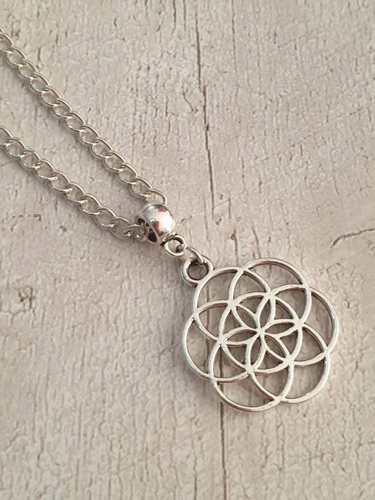 Handmade Antique Circle Of Life Charm Necklace Silver Plated Or Waxed Cord Variable Lengths, Gift Packaged - Premium  from Etsy - Just £5.49! Shop now at Uniquely Holt