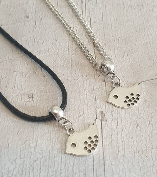 Bird Charm Necklace Silver Plated Or Waxed Cord Variable Lengths, Gift Packaged - Premium  from Etsy - Just £5.49! Shop now at Uniquely Holt